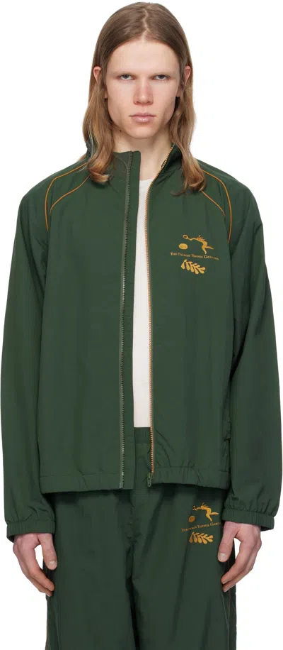 Palmes Green Garden Track Jacket In Dark Green