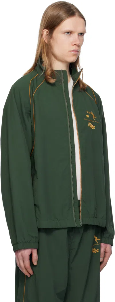 Palmes Green Garden Track Jacket In Dark Green