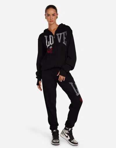 Lauren Moshi Tanzy Vintage Boxing Love In Black