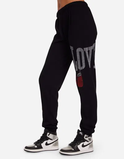 Lauren Moshi Tanzy Vintage Boxing Love In Black