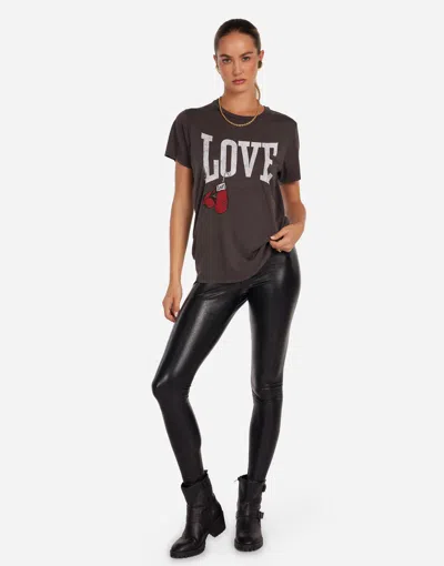 Lauren Moshi Wolf Vintage Boxing Love In Vintage Black