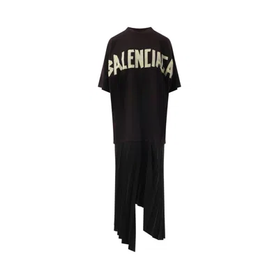 Balenciaga T-shirt Aus Baumwolle In Black