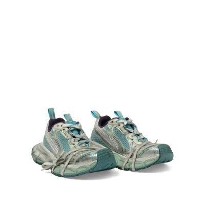 Balenciaga Women's 3xl Sneaker  In Light Blue/white/purple In Light Blue Yellow