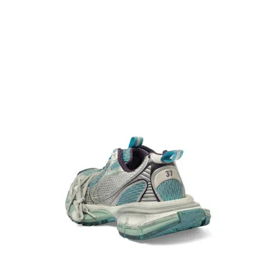 Balenciaga Women's 3xl Sneaker  In Light Blue/white/purple In Light Blue Yellow