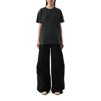Maison Margiela T-shirt With Logo In Vintage Black