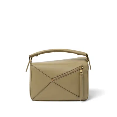 Loewe Women's Puzzle Small Bag In Clay Green