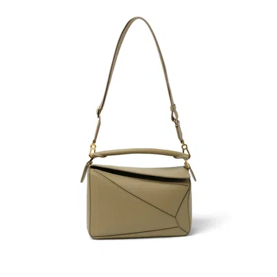 Loewe Women's Puzzle Small Bag In Clay Green