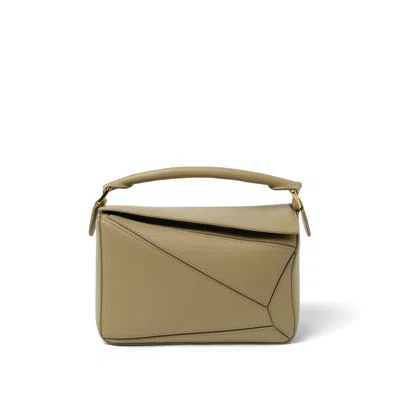 Loewe Women's Puzzle Small Bag In Clay Green