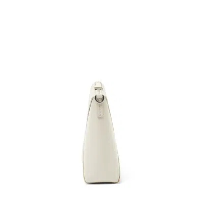 Loewe Puzzle Fold Leather Pouch Shoulder Bag In Sea Salt