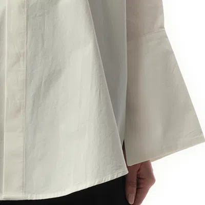 Fax Copy Express Women's Oversized Shirt In White