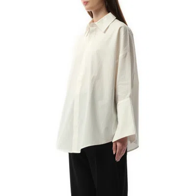 Fax Copy Express Women's Oversized Shirt In White