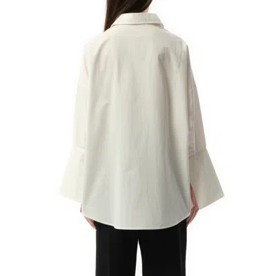 Fax Copy Express Women's Oversized Shirt In White