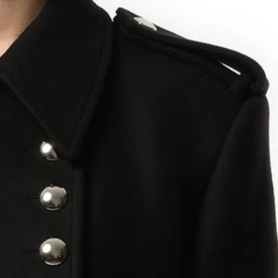 Khaite Leara Cropped Wool-blend Jacket In Black