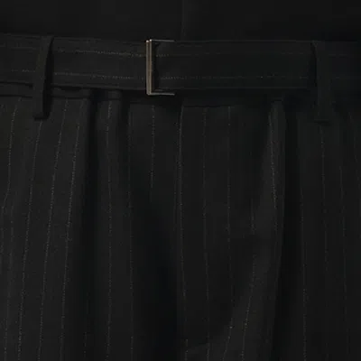 Sacai Women's Chalk Stripe Pants In Black