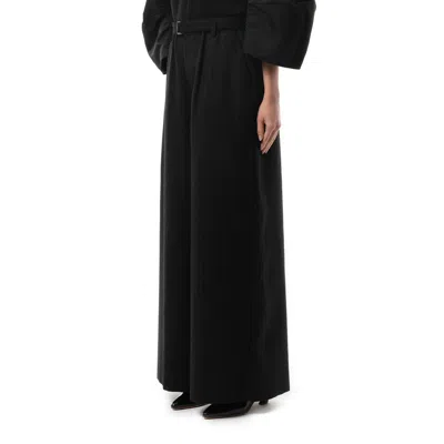 Sacai Women's Chalk Stripe Pants In Black