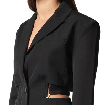 Jacquemus Women's La Robe Bari In Black