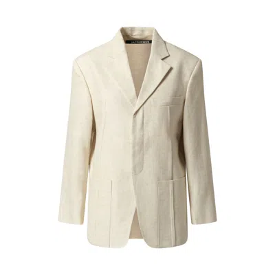 Jacquemus La Veste Dhomme Blazer In Light Beige