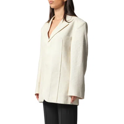 Jacquemus La Veste Dhomme Blazer In Light Beige