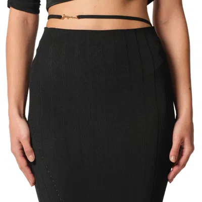 Jacquemus Skirt  Woman Color Black In Black
