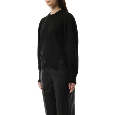 Alexander Mcqueen Women's Chevron Corset Jumper In Black