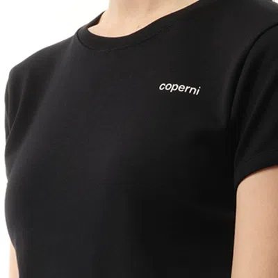 Coperni T-shirt En Coton In Black/white