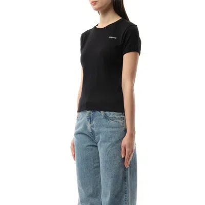 Coperni T-shirt En Coton In Black/white