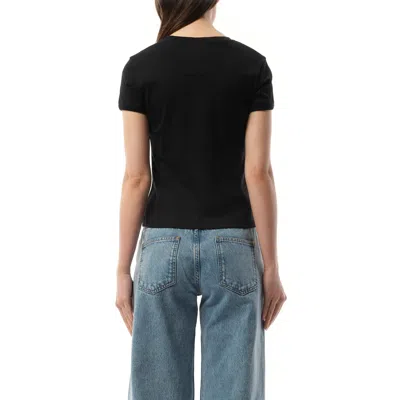 Coperni T-shirt En Coton In Black/white
