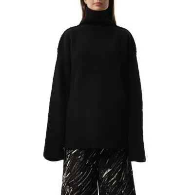 Marni High Neck Jumper In Black