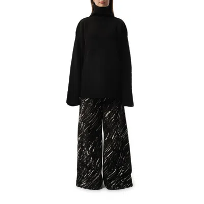 Marni High Neck Jumper In Black