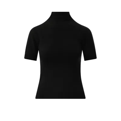 Marni Woman Turtleneck Black Size 6 Virgin Wool In Black