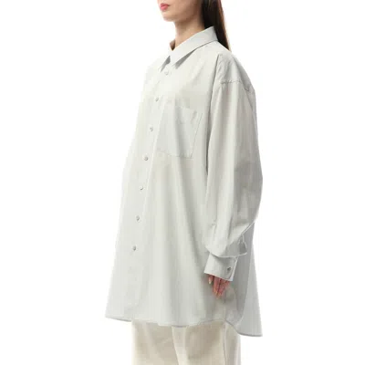 Maison Margiela Women's Long-sleeved Shirt In Light Blue