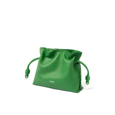 Loewe Women's Flamenco Clutch Mini Bunnies In Tropical Green