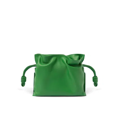 Loewe Women's Flamenco Clutch Mini Bunnies In Tropical Green