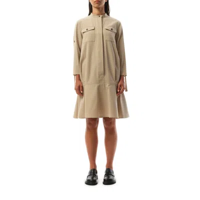 Loewe Women's Drop Waist Dress In Beige