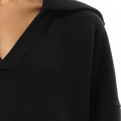 Loewe V-neck Long-sleeved Sweater In Black