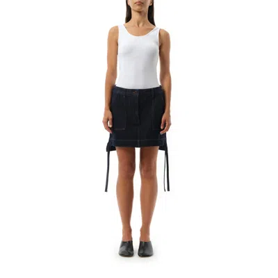 Loewe Women's Workwear Skirt In Indigo Blue
