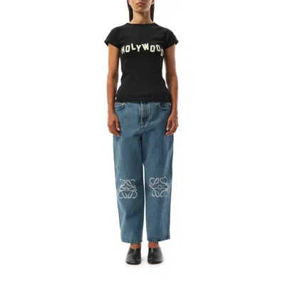 Loewe Short-sleeved T-shirt In Black