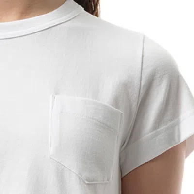 Sacai T-shirt E Polo Bianco In White/off White