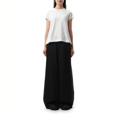 Sacai T-shirt E Polo Bianco In White/off White