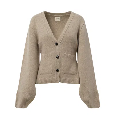 Khaite Women's Scarlet Cardigan In Sepia
