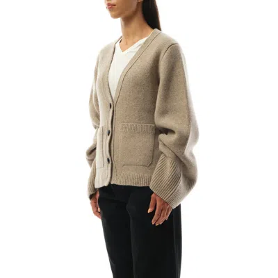 Khaite Women's Scarlet Cardigan In Sepia