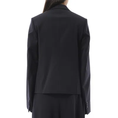 Loewe Navy Blue Wool Blazer In Dark Navy Blue