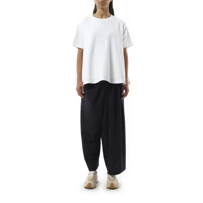 Loewe Embroidered Cotton-blend Jersey T-shirt In White