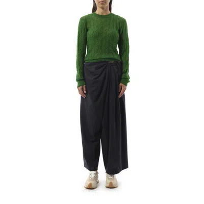 Loewe Maglione In Misto Nylon Verde Scuro  Donna In Green