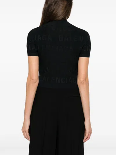 Balenciaga Sweaters In Black