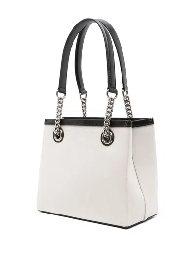 Balenciaga Ivory Canvas M Duty Free Shopping Bag In Beige