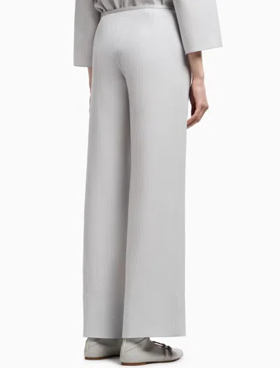 Emporio Armani Trousers In Sel De Camargue