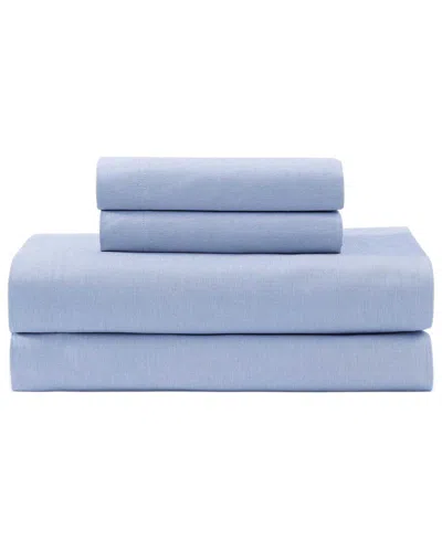 Tommy Hilfiger Solid 144-thread Count Cotton Chambray Washed 3-pc. Sheet Set, Twin Xl