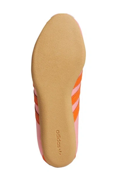 Adidas Originals Tokyo W Leather And Suede-trimmed Shell Sneakers In Pink