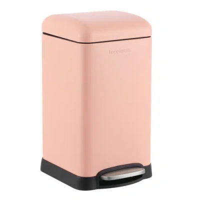 Happimess Betty Retro Mini 3.2-gallon Step-open Trash Can In Flamingo Pink